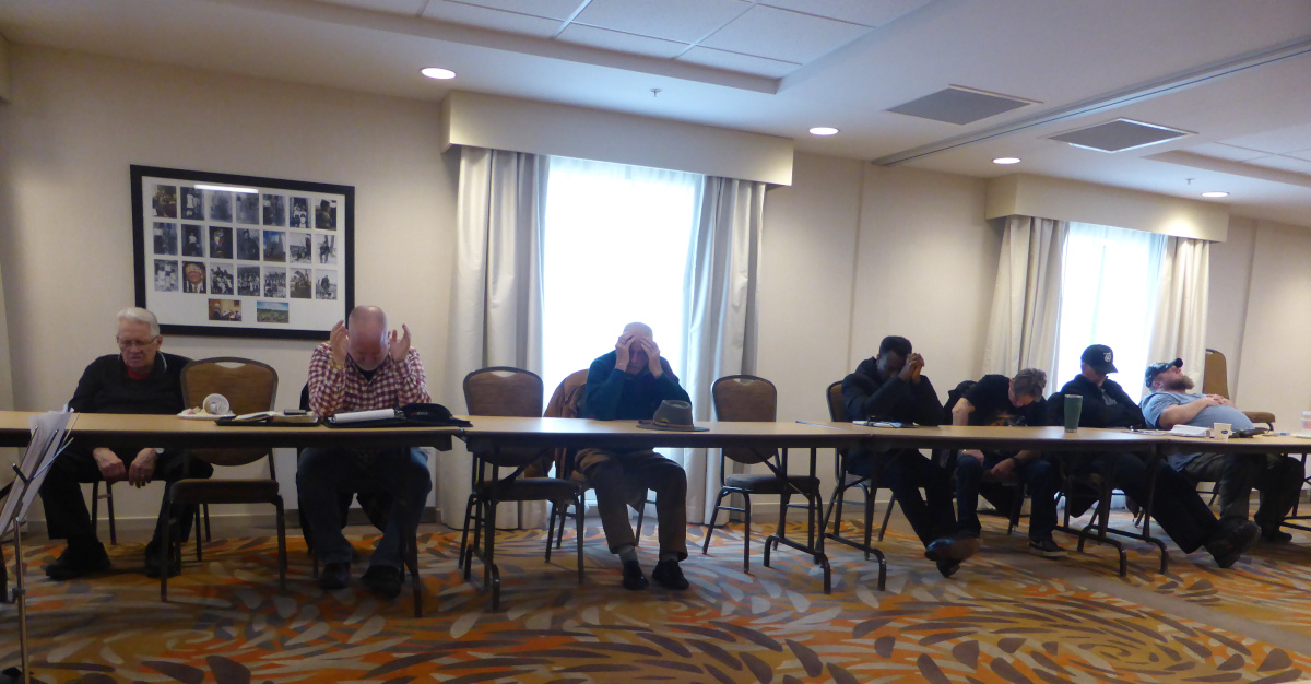 Men attending, our February 2026 Men's Breakfast Gathering.