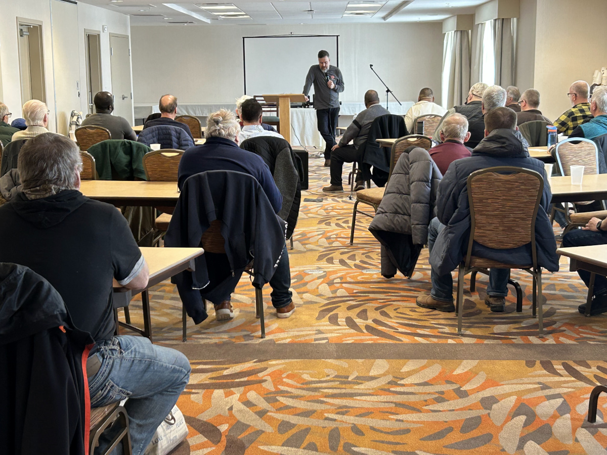 Men attending, our March 2025 Men's Breakfast Gathering.